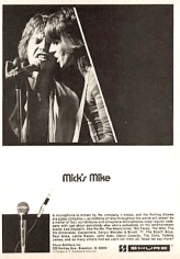 Mick Jagger Shure advert (1975)
