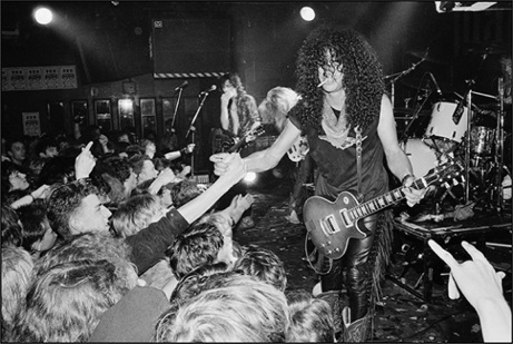Guns N' Roses at The Marquee in London (1987) by Richard Bellia