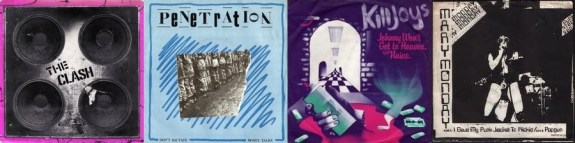 The Clash, Penetration, The Killjoys and Mary Monday singles